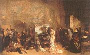 Courbet, Gustave The Painter s Studio Spain oil painting artist